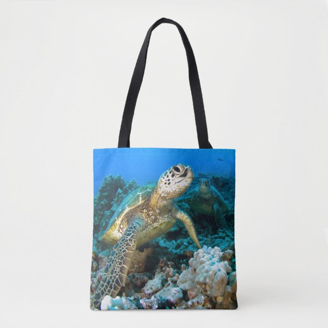 Turtle Pair Tote Bag (Front)