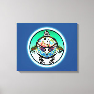 Turtle Panda Canvas Print