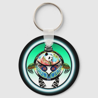 Turtle Panda Key Ring