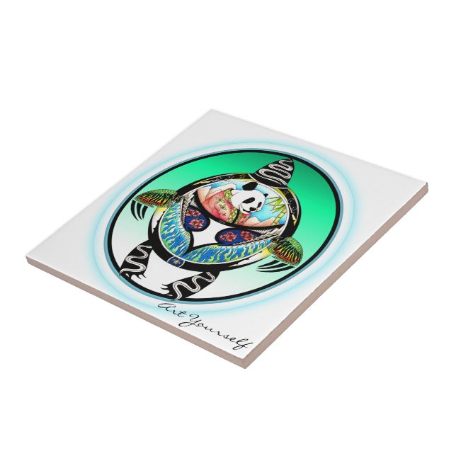 Turtle Panda Tile (Side)