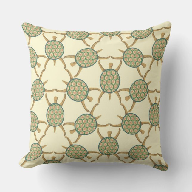 Turtle pattern cushion (Front)