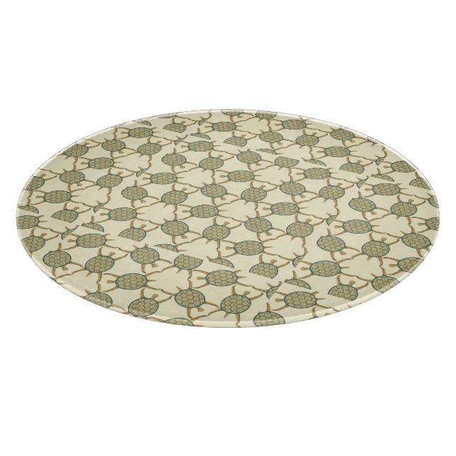 Turtle pattern cutting board (Corner)