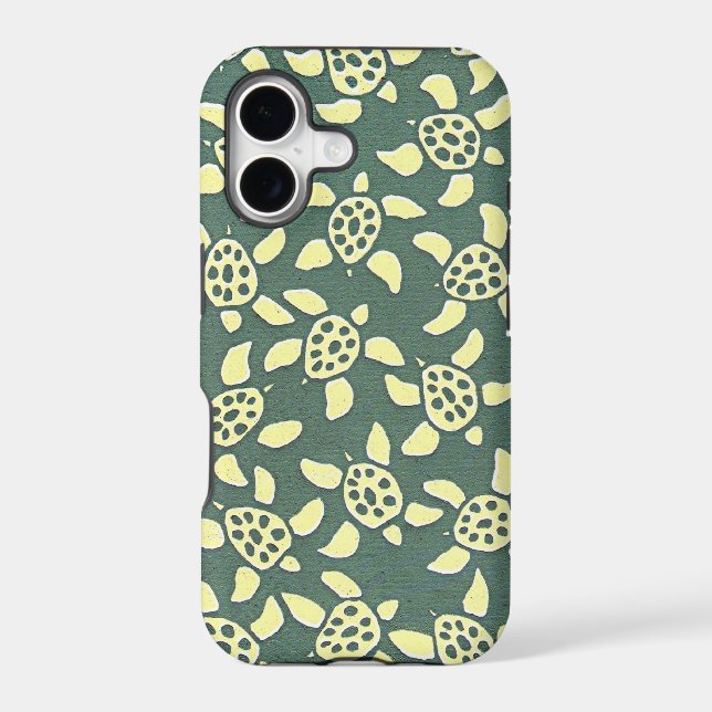 turtle pattern greenish (Back)