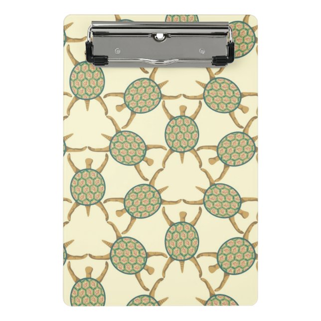 Turtle pattern mini clipboard (Front)