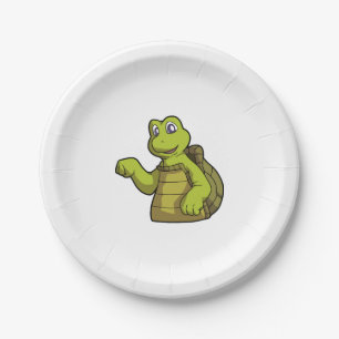 Turtle pet turtle animals gift paper plate