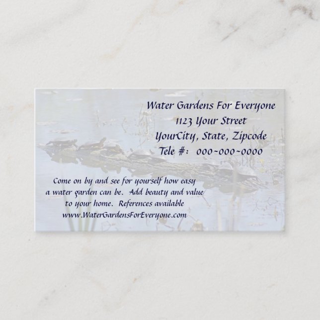 Turtle Pile Up Business Card (Front)