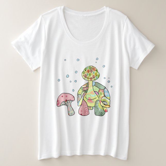turtle plus size T-Shirt (Design Front)