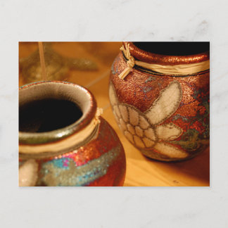 "Turtle Pots"  postcard