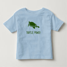 Turtle Power toddler shirt