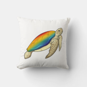 Turtle Rainbow Cushion