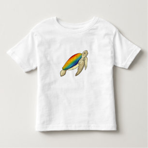 Turtle Rainbow Toddler T-Shirt