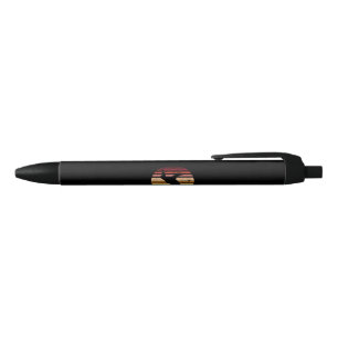 Turtle Retro Graphic Black Ink Pen