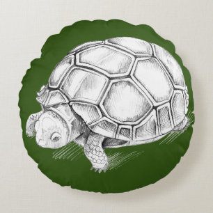 Turtle Round Cushion