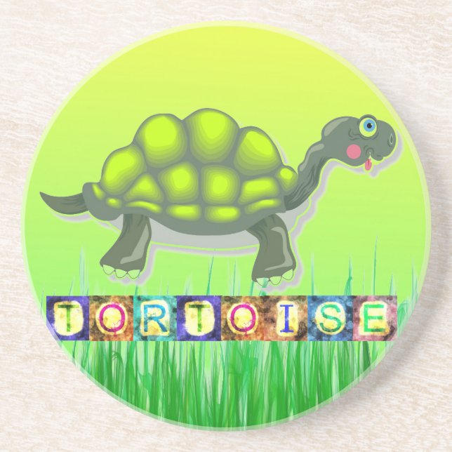 Turtle Sandstone Coaster (Front)