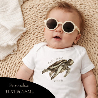 Turtle Sea Animal Baby Bodysuit