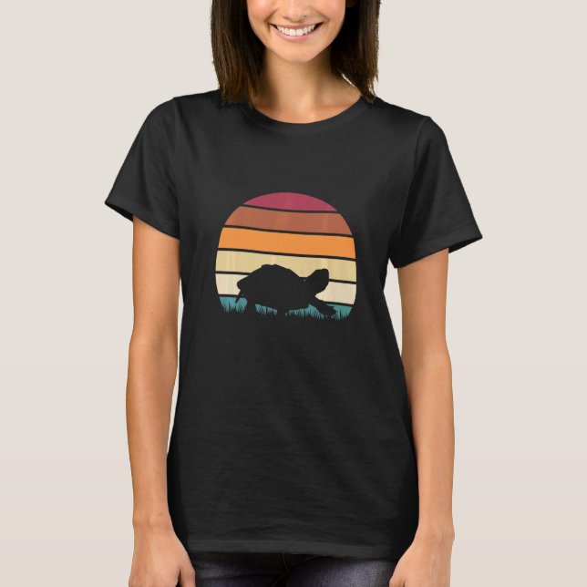 Turtle Sea Tortoise Chill Slow Loggerhead Leatherb T-Shirt (Front)