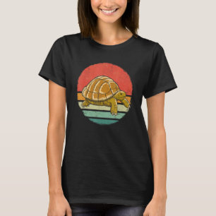 Turtle Sea Turtle Tortoise Retro Sunset T-Shirt
