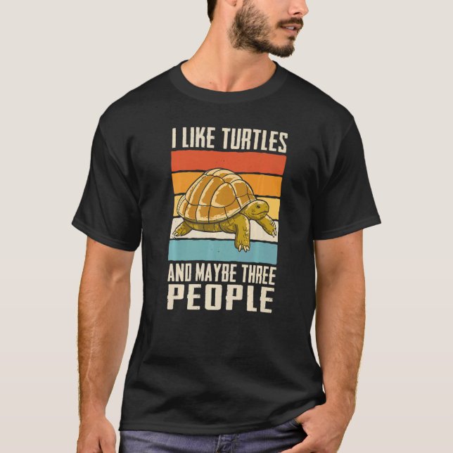 Turtle Sea Turtle Tortoise T-Shirt (Front)