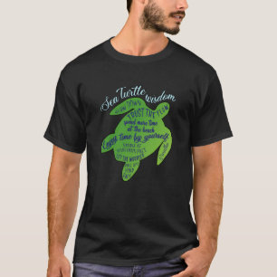 Turtle Sea Turtles Ocean Animal Sealife Gift Idea T-Shirt