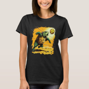 Turtle Sea Turtles Playing Beach Volleyball 1 T-Shirt