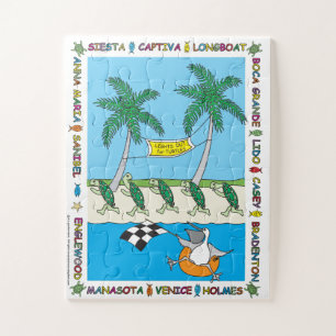 Turtle Season 11X14 BIG Piece Puzzle