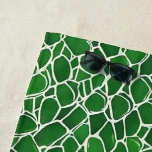 Turtle Shell Pattern Beach Towel