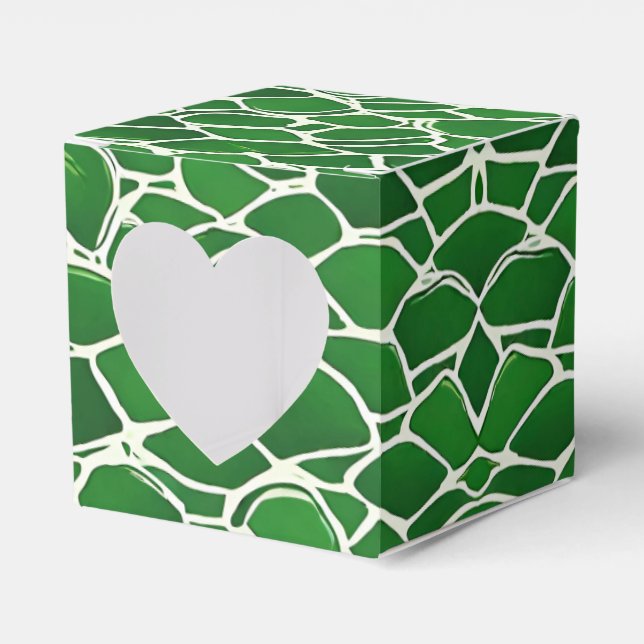 Turtle Shell Pattern Favour Box (Front Side)
