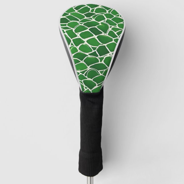 Turtle Shell Pattern Golf Head Cover (Front)