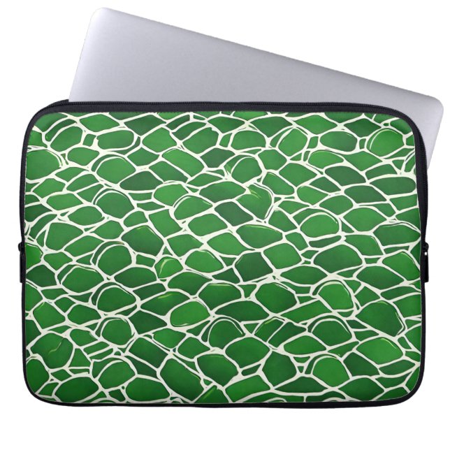 Turtle Shell Pattern Laptop Sleeve (Front)