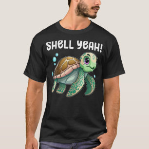 Turtle Shell Yeah Turtles Sea Cute Turtle  2 T-Shirt