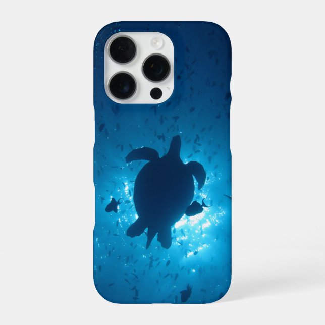 Turtle silhouette  Iphone Case (Back)