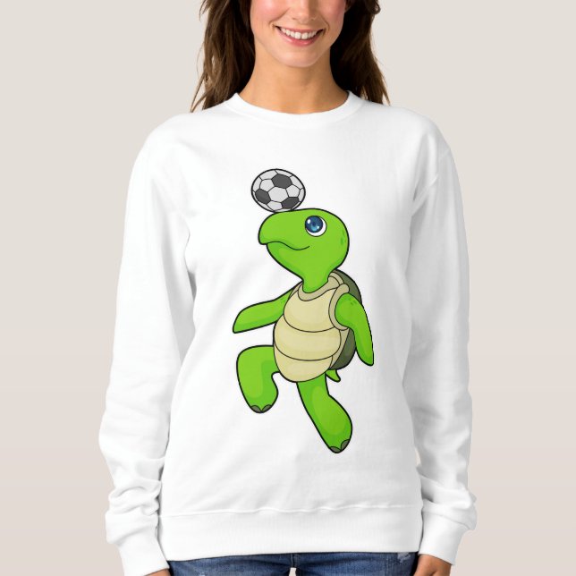 Turtle Soccer player Soccer Sweatshirt (Front)