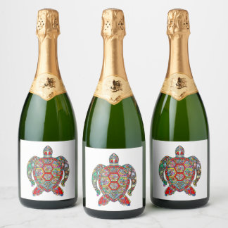 Turtle Sticker Wine Sticker Funny Novelty Gift