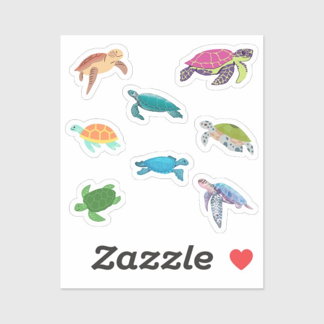 Turtle Stickers (Sheet)