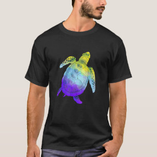 Turtle Sunglasses NonBinary Flag LGBT Non Binary P T-Shirt