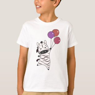 Turtle Sweet Animal Flies Balloons Children T-Shirt