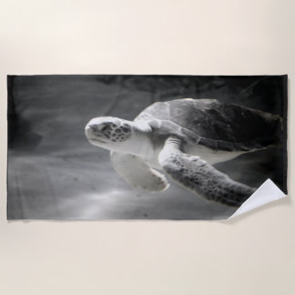 Turtle Swimmer Beach Towel