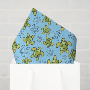 Turtle Tissue Paper, Decoupage Sea Turtle Paper