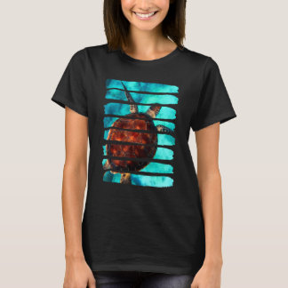 Turtle Underwater Ocean Sea Nature Animal Leisure  T-Shirt