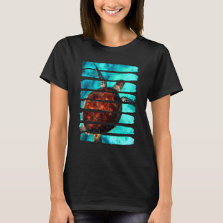 Turtle Underwater Ocean Sea Nature Animal Leisure T-Shirt