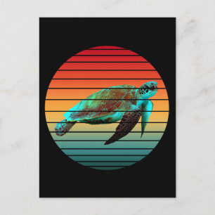 turtle vintage   postcard