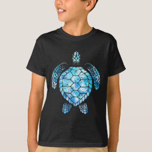 Turtle Watercolor Tie Dye Sea Ocean Save Planet Ea T-Shirt