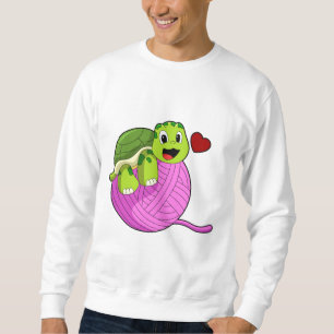 Turtle with Ball of Wool Sweatshirt