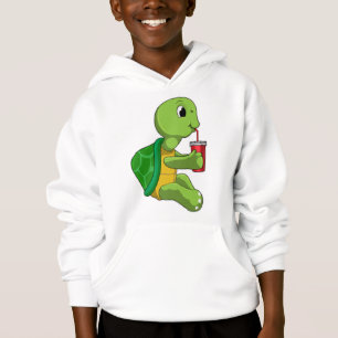 Turtle with Drinking mug with Straw