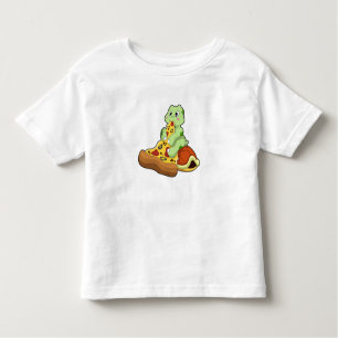 Turtle with Pizza Toddler T-Shirt