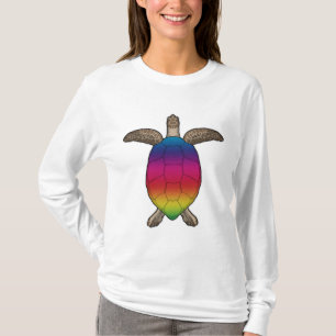 Turtle with Rainbow Colours T-Shirt