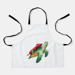 Turtle with Rocket Apron