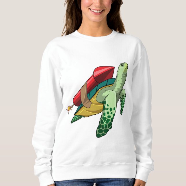 Turtle with Rocket Sweatshirt (Front)