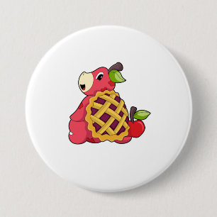 Turtle with Shell 7.5 Cm Round Badge