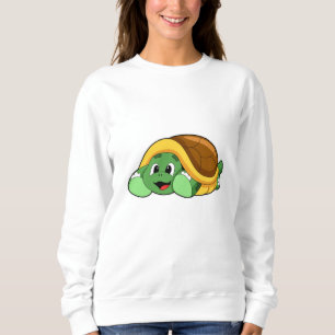 Turtle with Shell as Blanket Sweatshirt